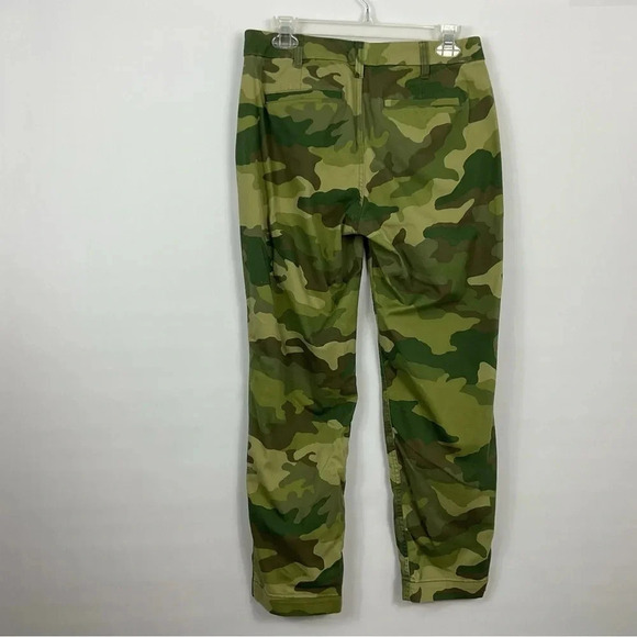J. Crew Camo High Rise Girlfriend Chino Pant Size 4 - Picture 3 of 7